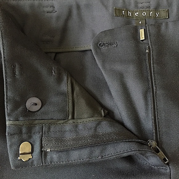 Theory Natural Bedina Pavia ankle cropped Pants - Picture 12 of 13